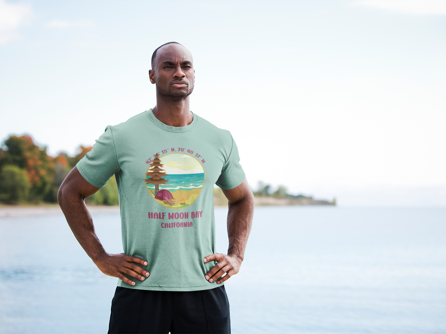 Half Moon Bay Daytime T-Shirt - Unisex