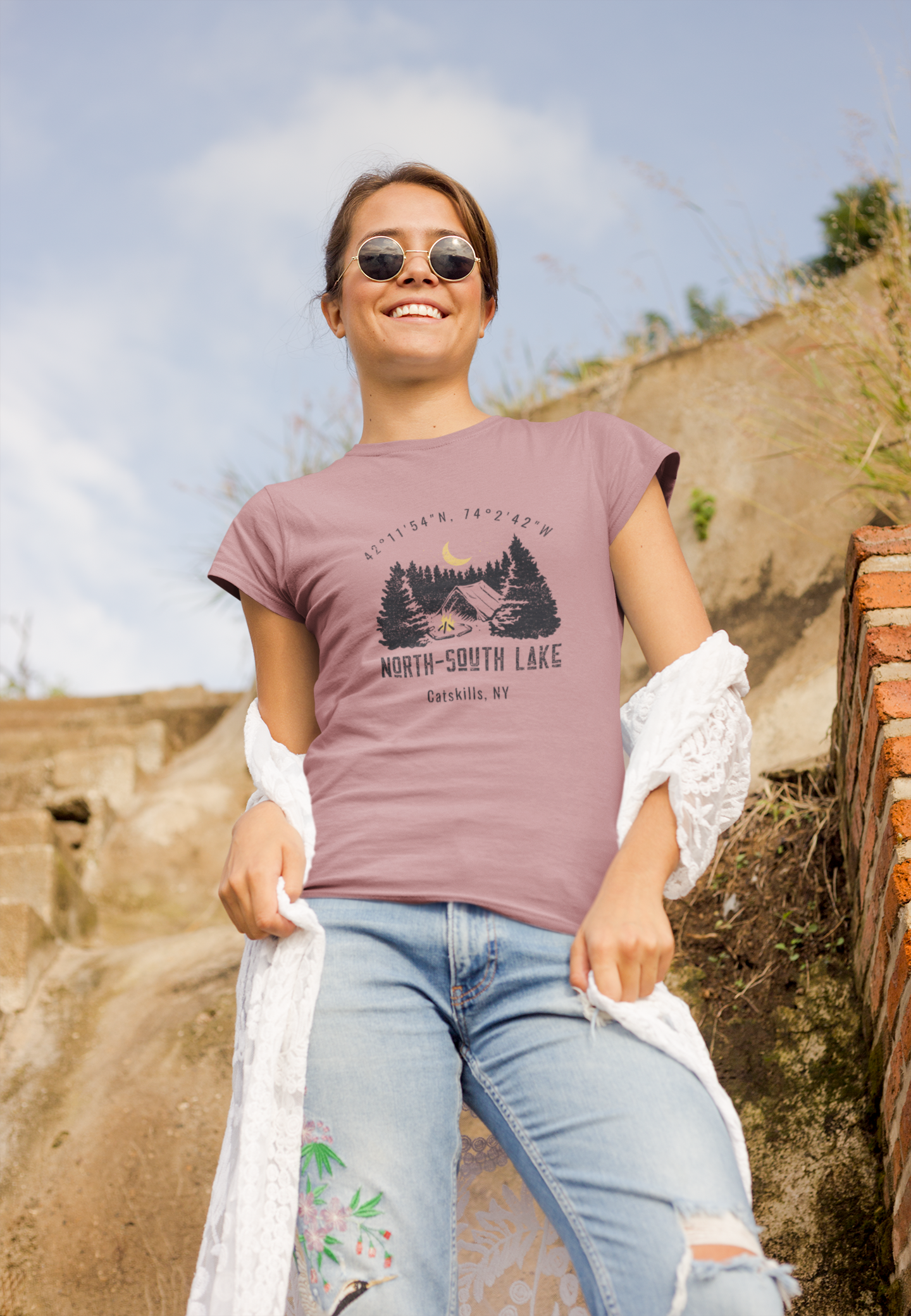 North-South Lake T-Shirt - Women’s