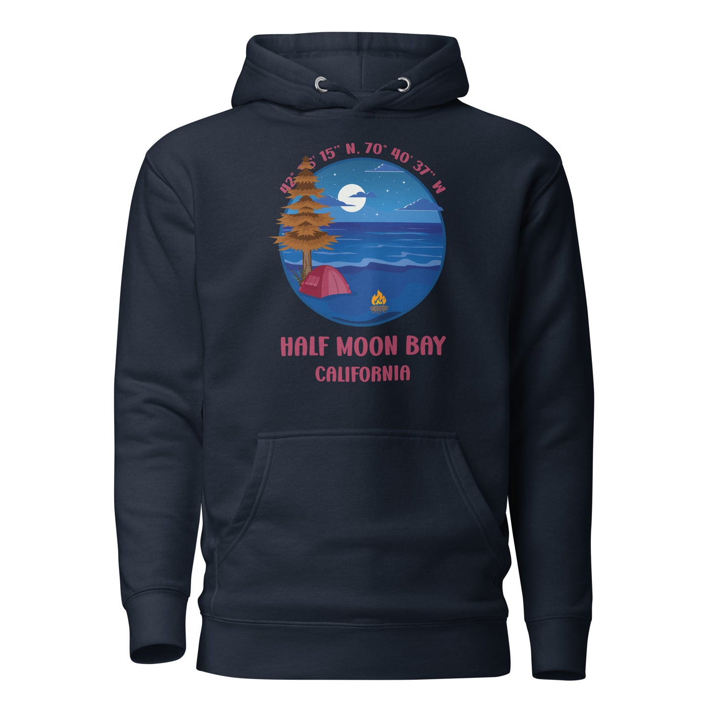 Half Moon Bay Night Hoodie